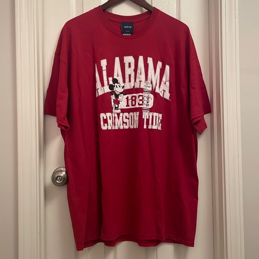 Men’s XXL Alabama Mickey Mouse Short Sleeve Shirt